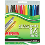 Treeline Retractable Crayons 12+2 